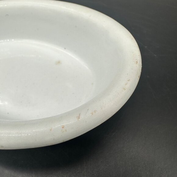 Vintage Soap Dish Royal Ironstone China Oval Wilkinson England White Retro As Is - Picture 6 of 14